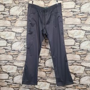 Dickies Mens Pants Size L Cargo Pocket Gray Lightweight Straight Leg Drawstring